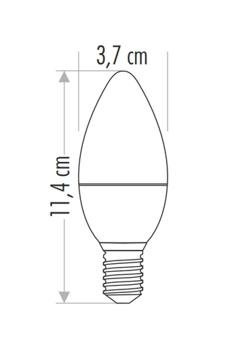CataCata CT-4079B 7w Led Buji Ampül E14 6500K Beyaz
