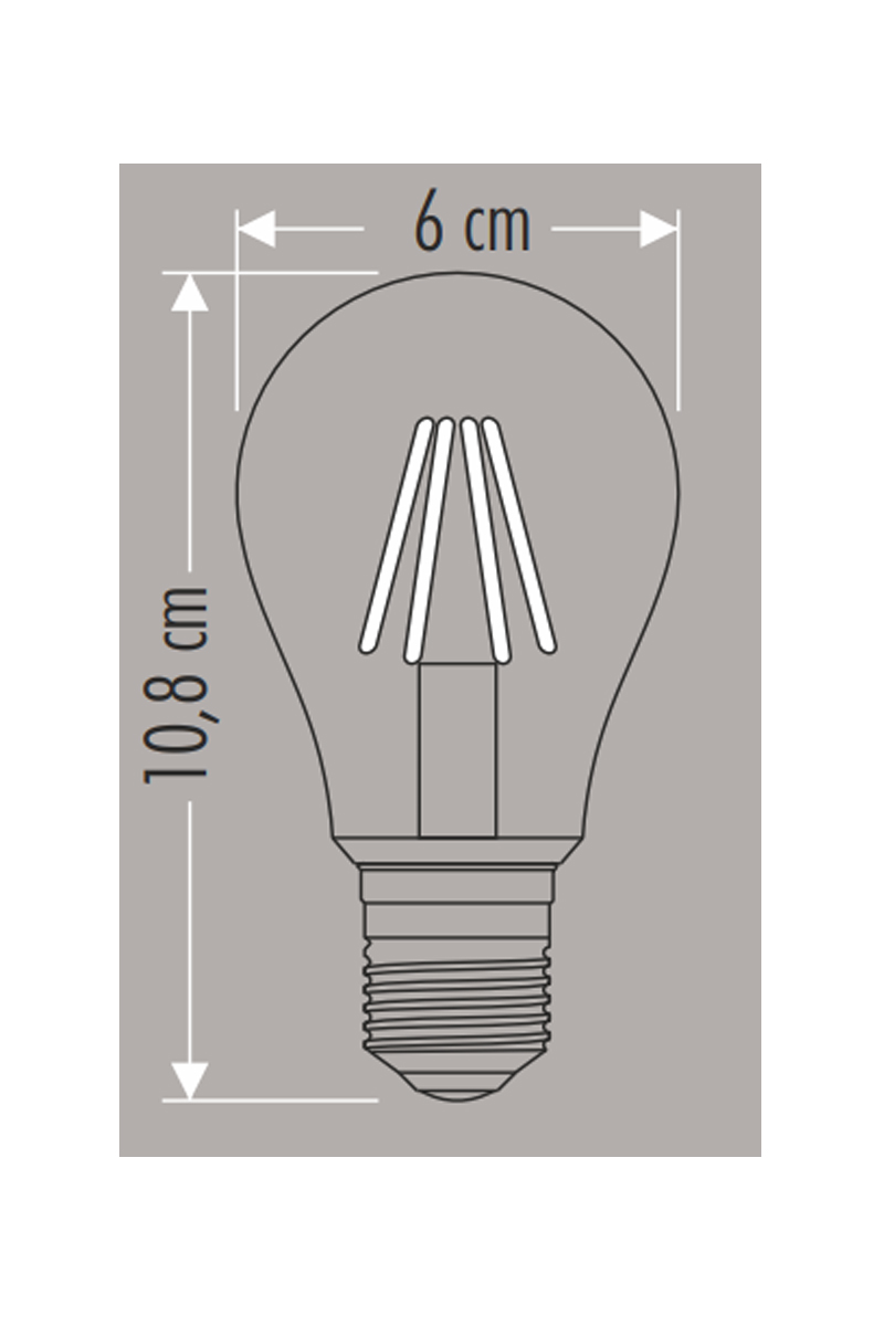 CataCata CT-4217G 8w Edison Led Ampül E27 3200K Günışığı