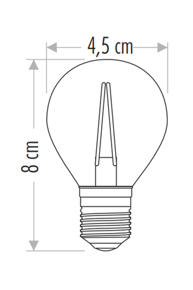 CataCata CT-4288 4w Rustik Led Ampül 3200K Günışığı