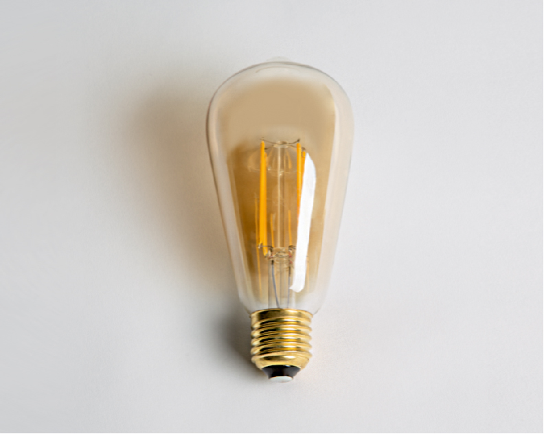CataCata CT-4290 8w Rustik Led Ampül ST64 E27 Amber