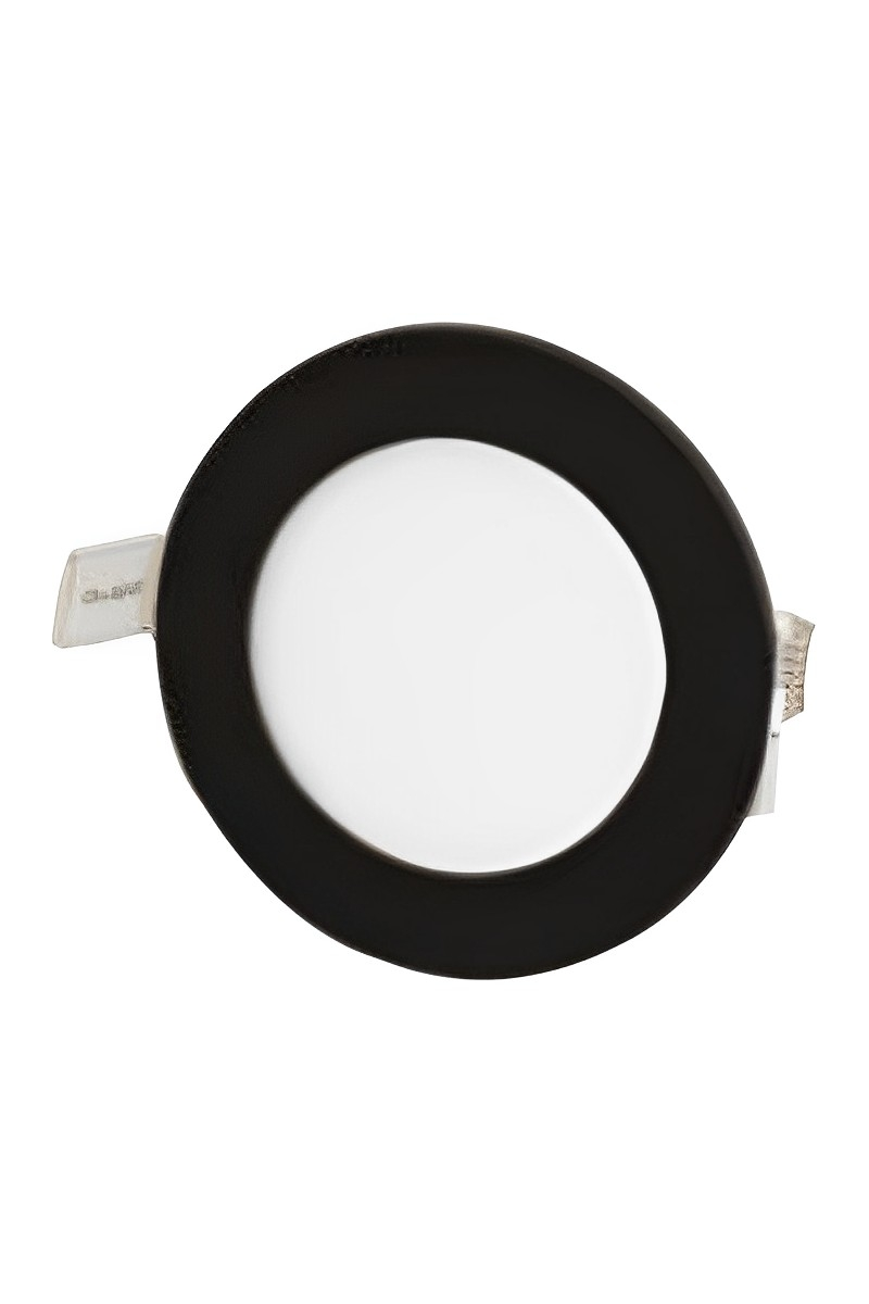 CataCata CT-5125 6w Siyah Kasa Yuvarlak Slim Led Panel 3200K Günışığı