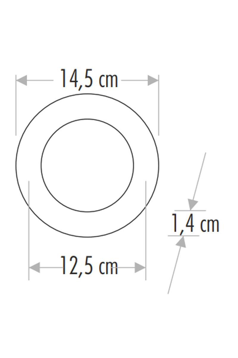 CataCata CT-5146G 9w Slim Led Panel Armatür 3200K Günışığı