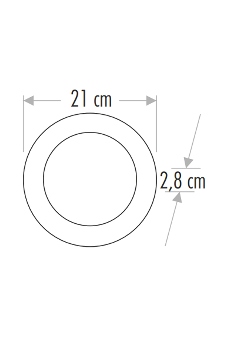CataCata CT-5233G 18w Sıva Üstü Alüminyum Kasa Yuvarlak Led Panel 3200K Günışığı