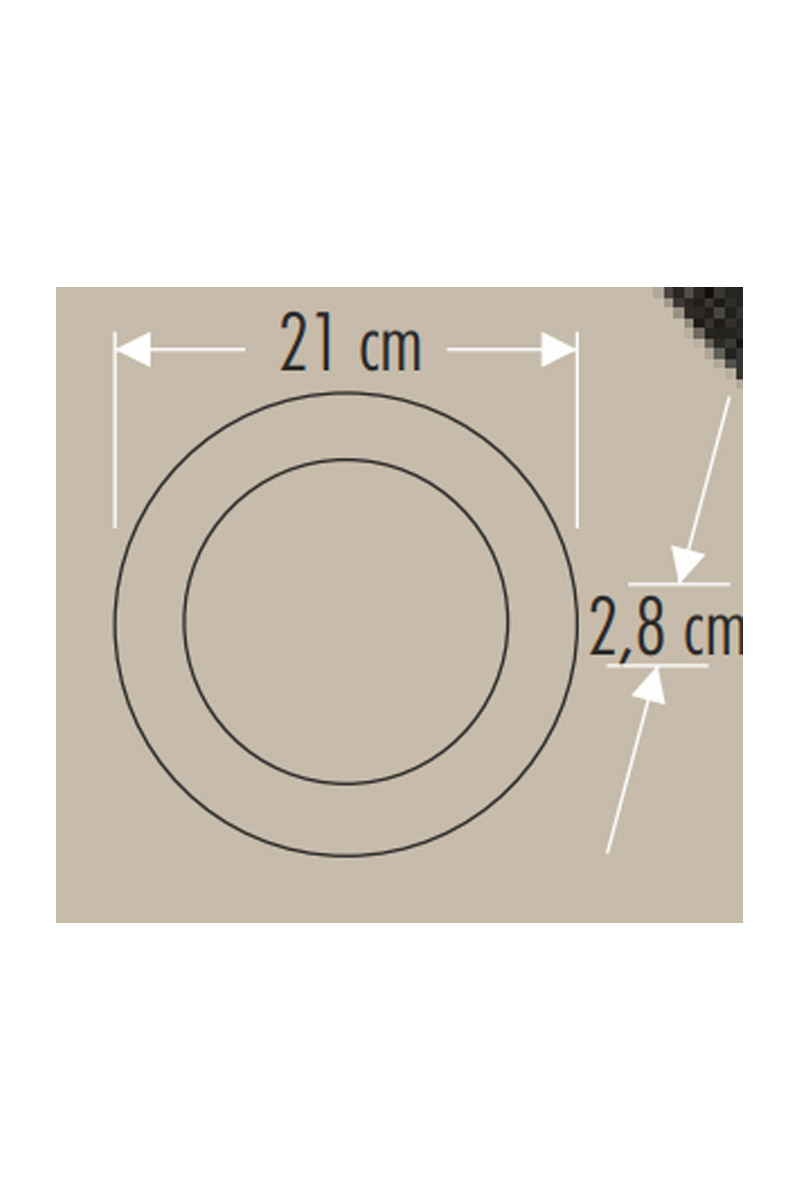 CataCata CT-5238B 30w Siyah Kasa Sıva Üstü Yuvarlak Led Panel 6400K Beyaz