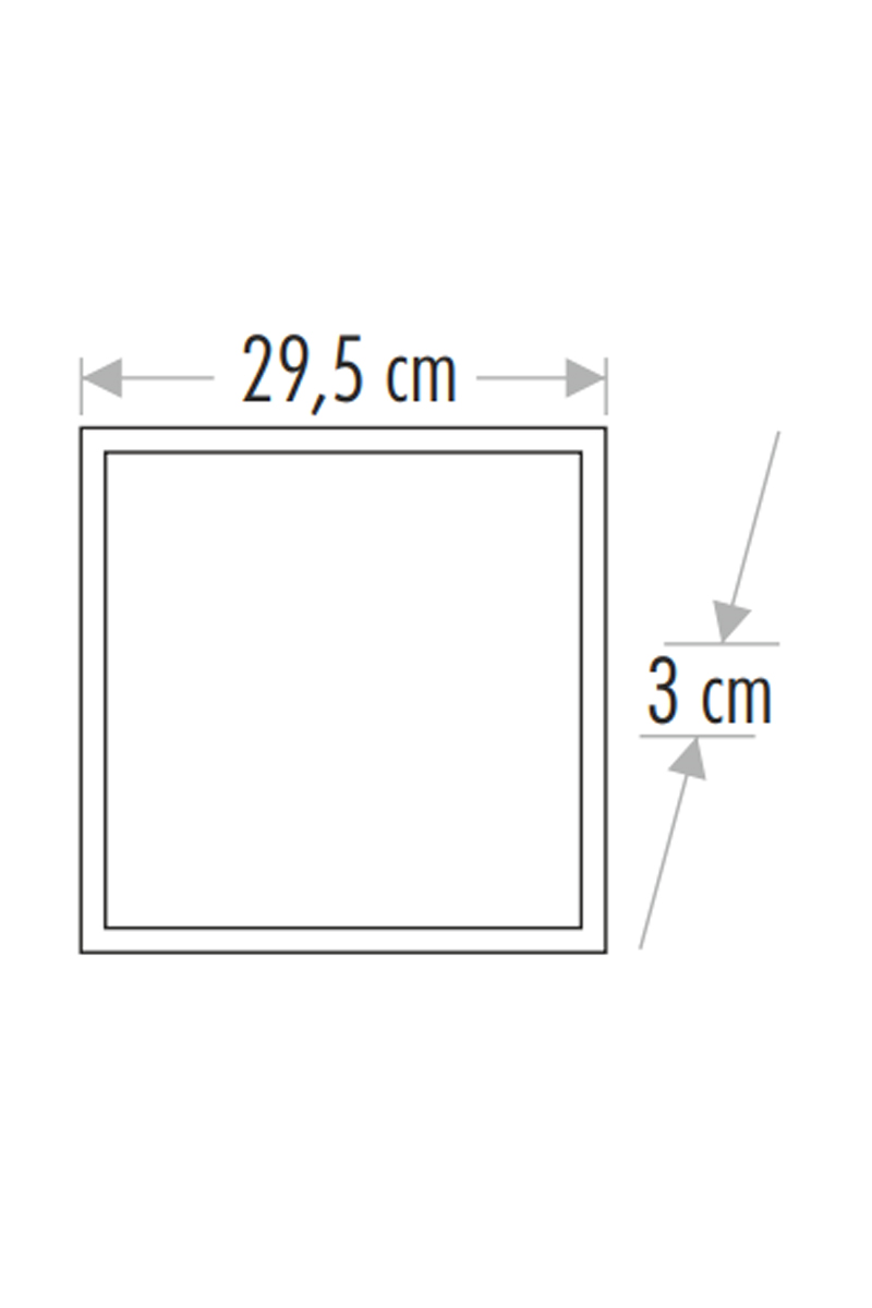 CataCata CT-5280B 30x30 25W Led Panel 6400K Beyaz