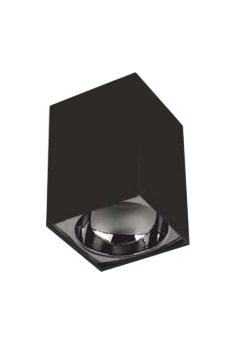 CataCata CT-5420SP Bergama  Sıva üstü Armatür Siyah Platin GU10