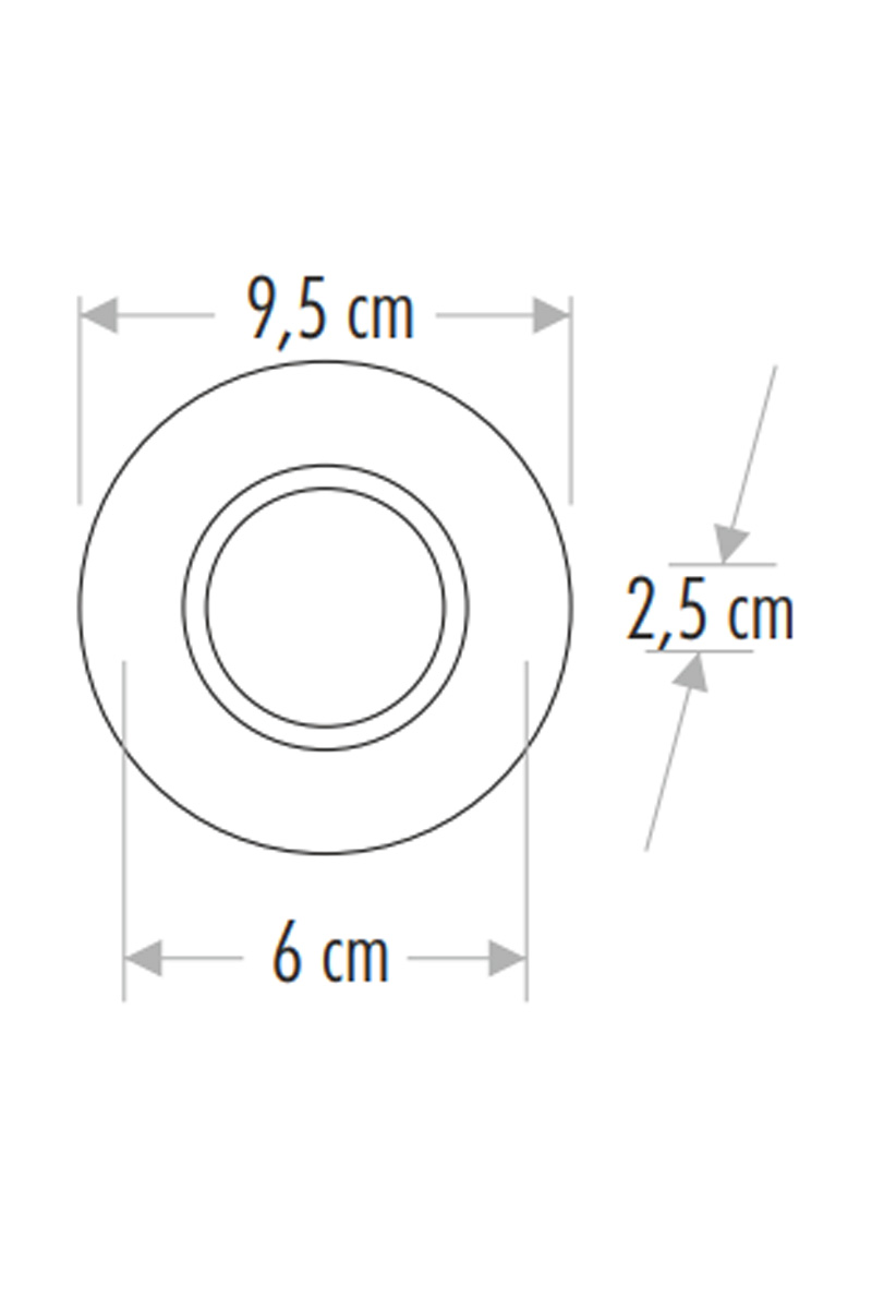 CataCata CT-6636 Lilyum Dekoratif Cam Spot Armatür GU10