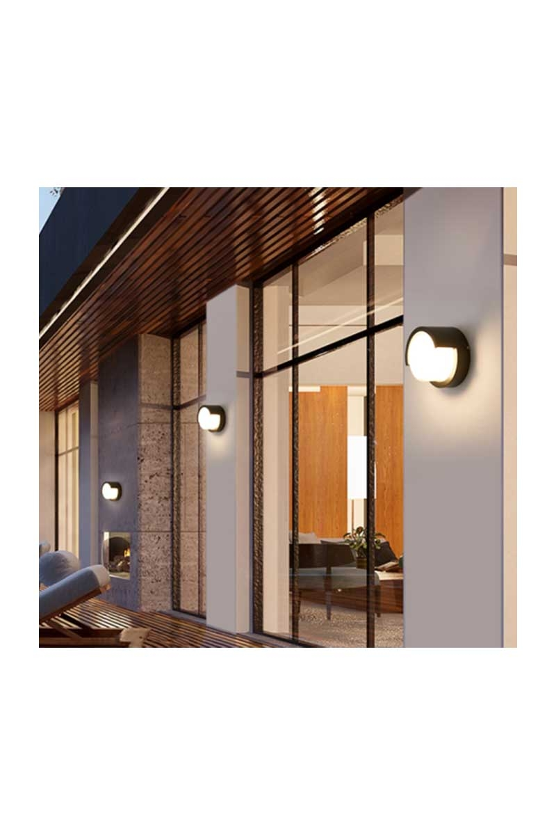 CataCata CT-7073 12w Siyah Sıva Üstü Led Aplik 3200K Günışığı
