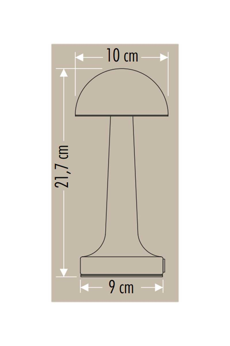 CataCata CT-8430 Lizbon Dokunmatik Şarjlı Masa Lambası