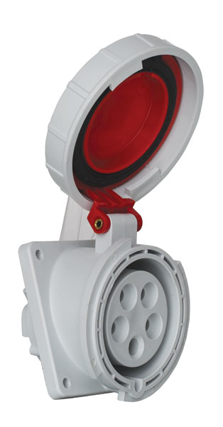 Mete EnerjiMete 5x32A. IP67 Makine Prizi Eğik 3P+N+E