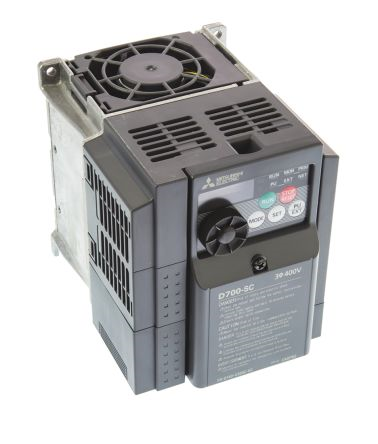 Mitsubishi ElectricMitsubishi FR-D740-036SC-EC  Inverter; Anma Gücü: 1,5kW; 3x380-480V; Anma Akımı: 3,6A@50°C; IP20