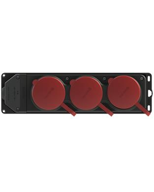 NeadNead 3x25A. Kauçuk Üçlü Grup Priz