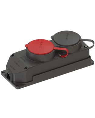 NeadNead 3x25A+1x16A Kauçuk İkili Grup Priz