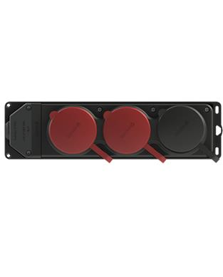 NeadNead 3x25A+3x25A+1x16A Kauçuk Üçlü Grup Priz