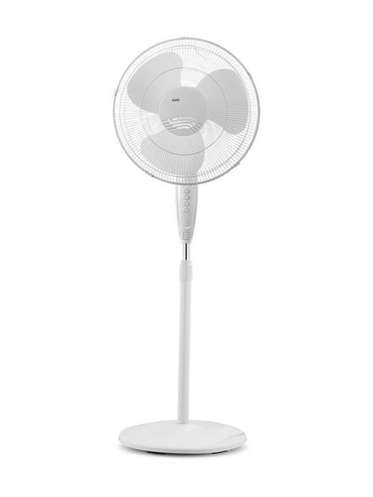 RaksRaks SF 16 Max Ayaklı Vantilatör Siyah 40 Cm 3 Kanat Pervaneli