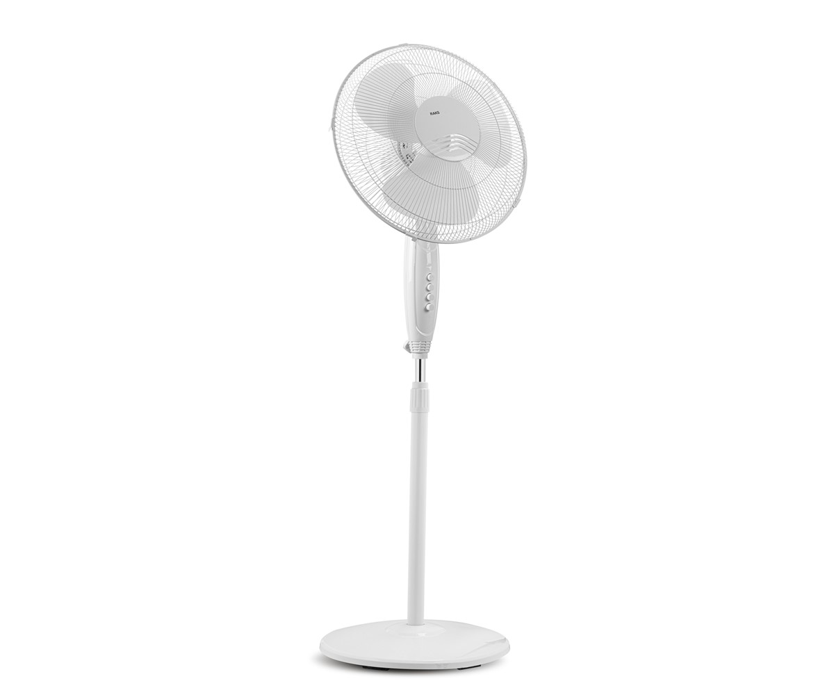 RaksRaks SF 16 Max Ayaklı Vantilatör Siyah 40 Cm 3 Kanat Pervaneli