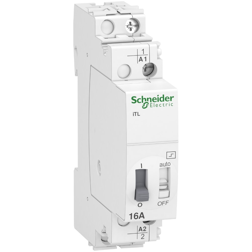 SchneiderSchneider A9C30811 Darbe Akım Anahtarı İtl - 1P - 1Na - 16A - Bobin 110 Vdc - 230...240 Vac 50/60Hz