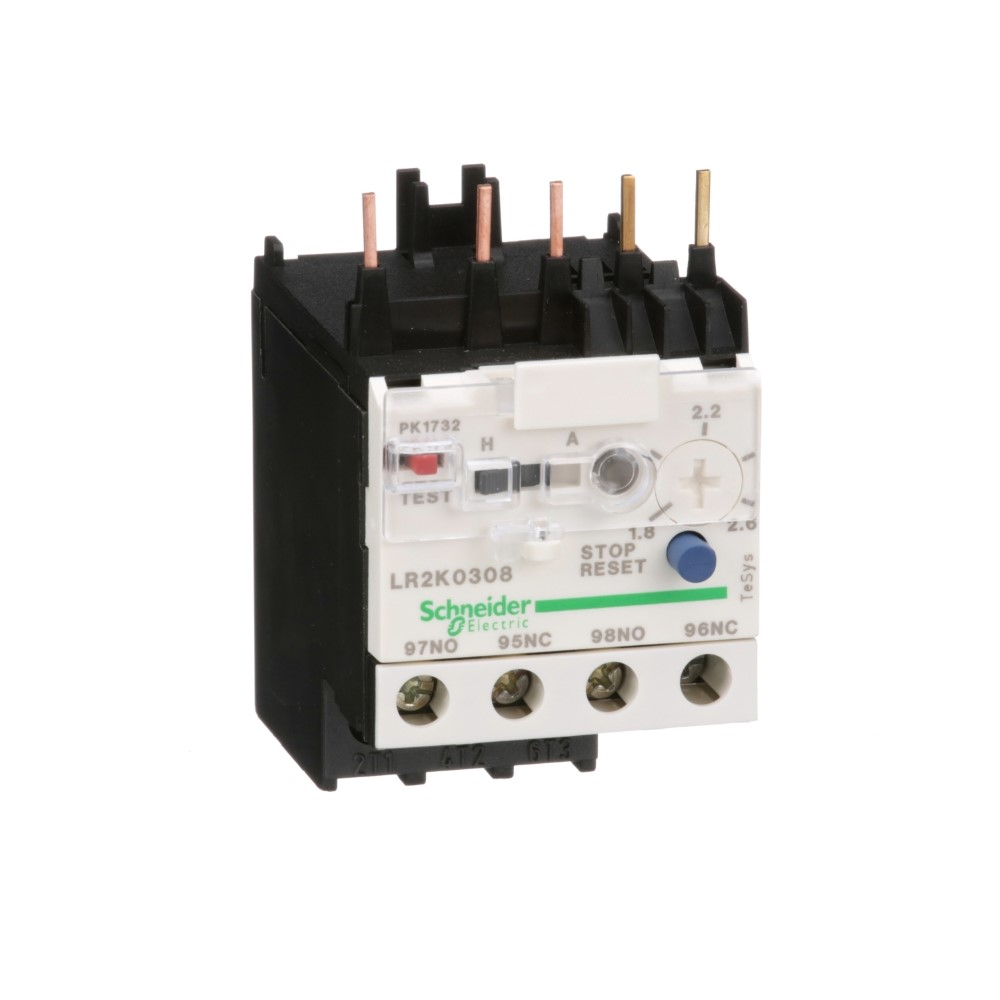 SchneiderSchneider LR2K0308 Tesys K - Diferansiyel Termal Aşırı Yük Röleleri - 1,8...2,6 - Sınıf 10A