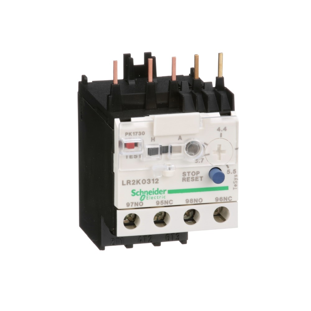 SchneiderSchneider LR2K0312 Tesys K - Diferansiyel Termal Aşırı Yük Röleleri - 3,7...5,5 A - Sınıf 10A