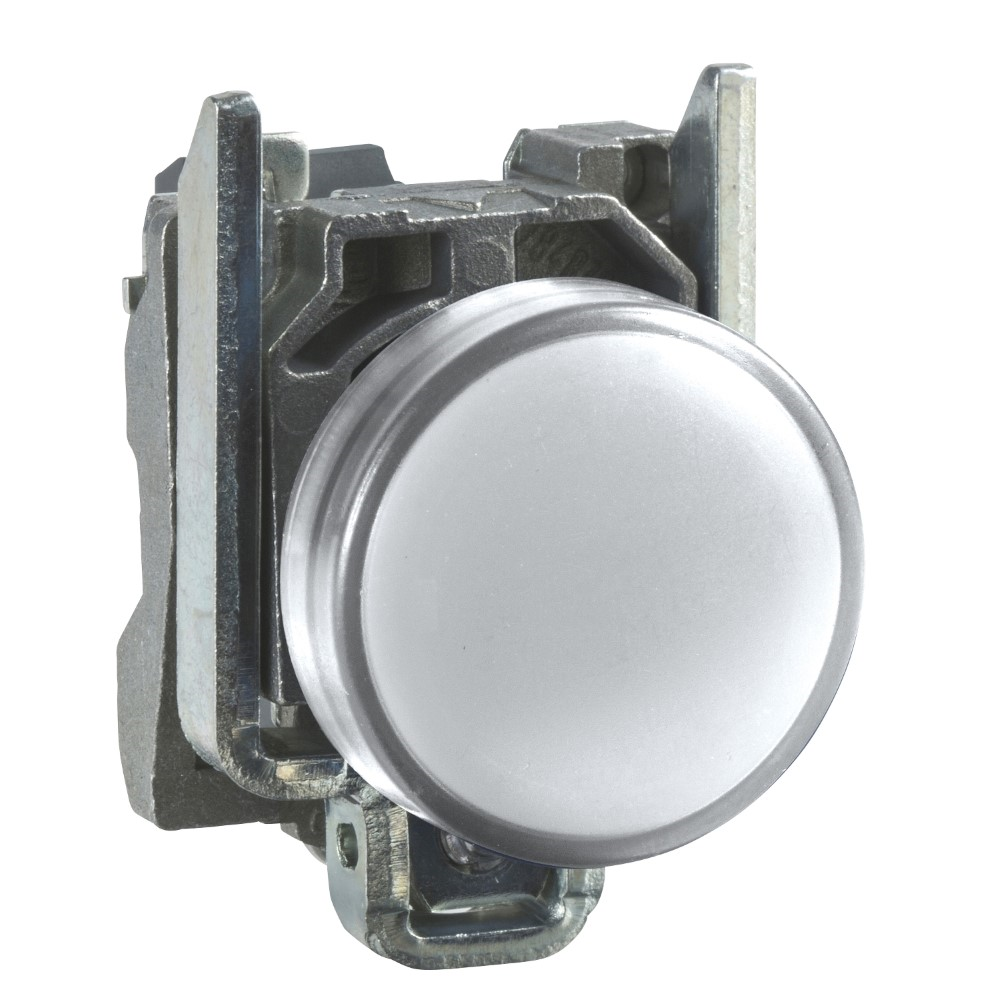 SchneiderSchneider XB4BVB1 24V Entegre Led'Li Beyaz Eksiksiz Pilot Işığı Ø22 Düz Lens