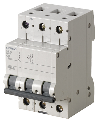 SiemensSiemens 5SL6325-7YA 25A; 3 FAZLI; 5SL Classic Anahtarlı Otomatik Sigorta; 6kA; C Tipi; Yavaş Karakterli