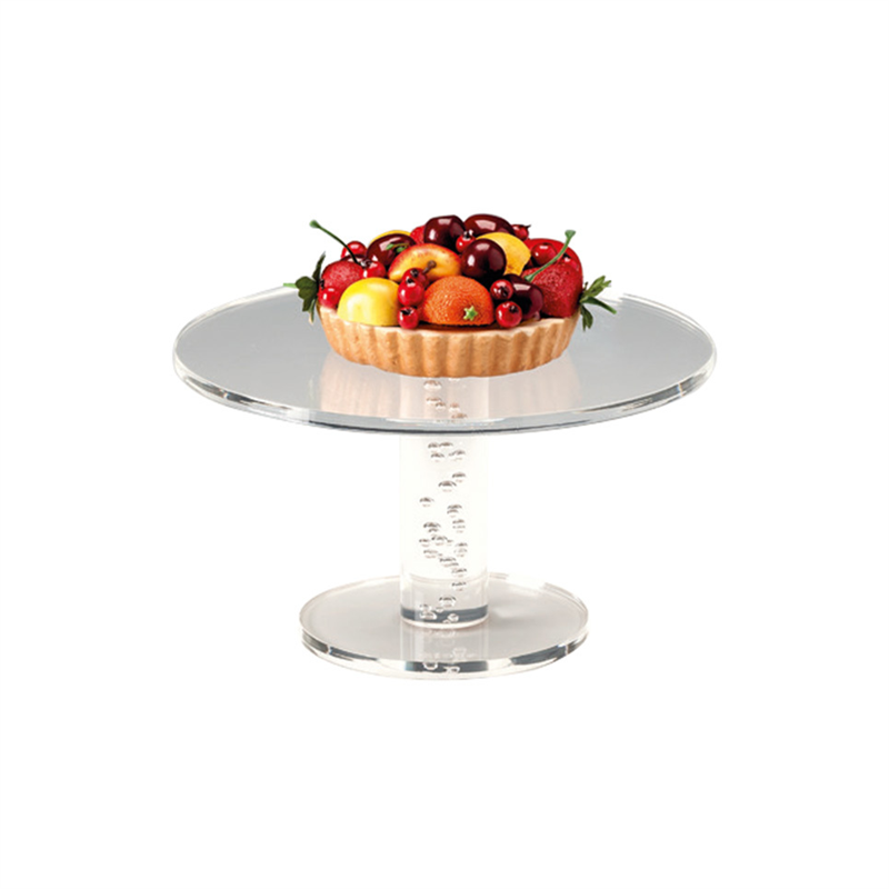 24 Cm Akrilik , Ayaklı Pasta Standı 