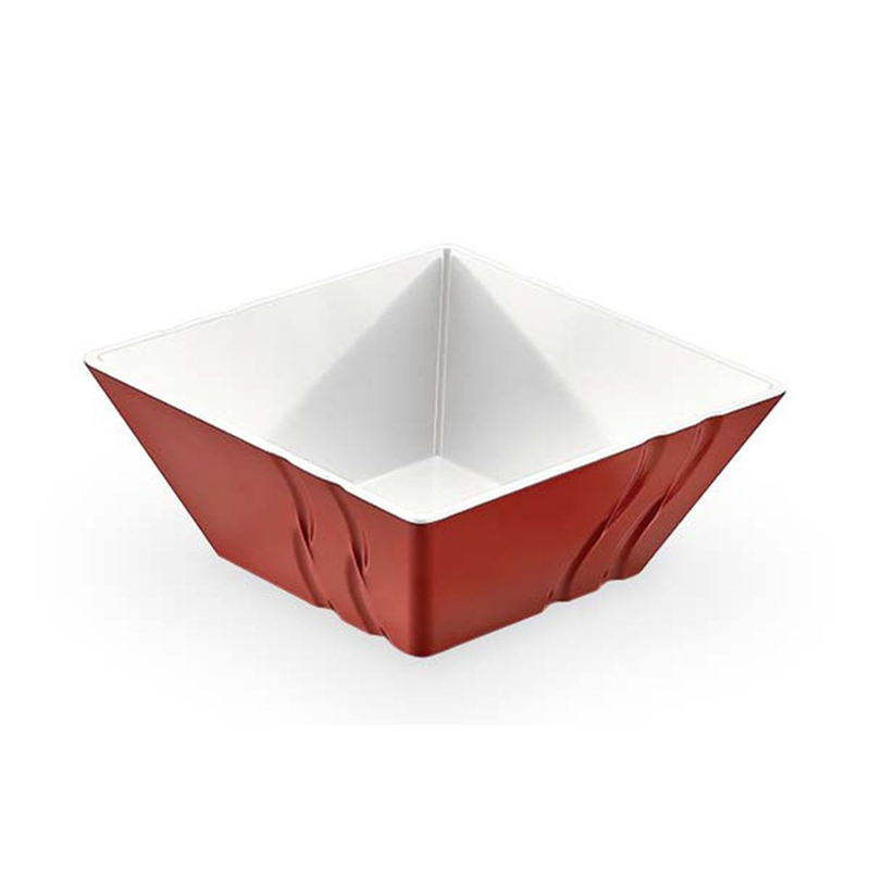 Açık Büfe Servis Melamin Luxor 14x14 cm - 12 Adet
