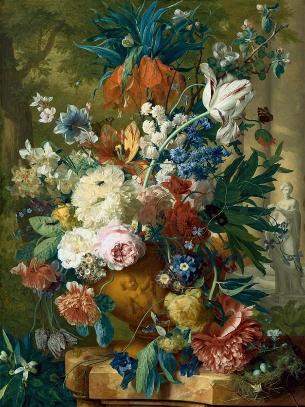 Çiçek Desenli Duvar Kağıdı-25