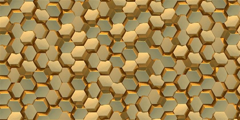 Geometrik Desenli Duvar Kağıdı-46