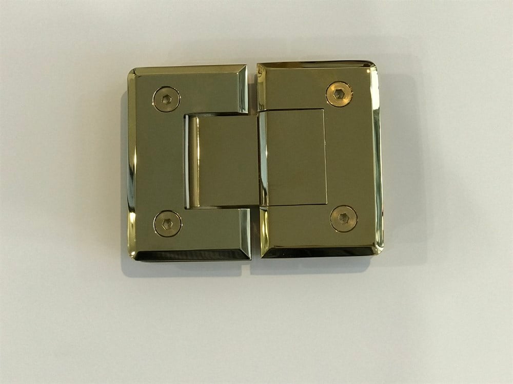 HT-3053-GBR YAYLI CAM KAPI MENTEŞESİ (Camdan Cama) 180°