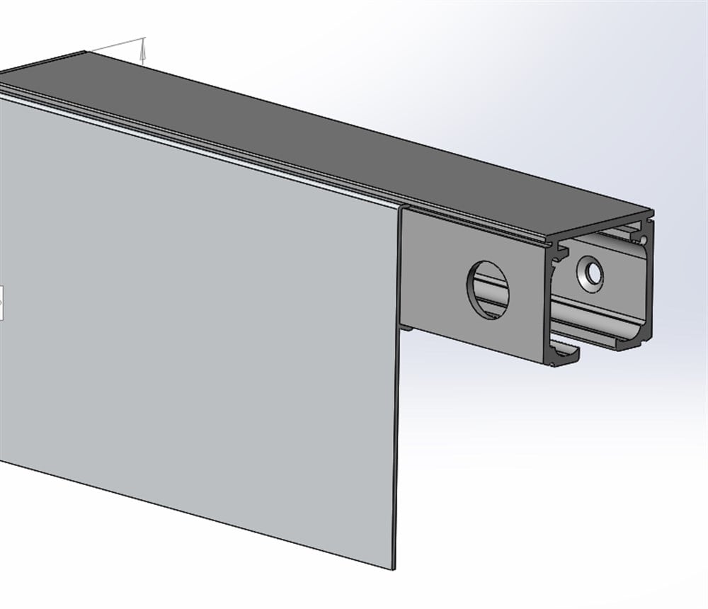 Sürme Sistem Ray Kapağı (HT-8450 HT-8490 ve HT-8360 için)