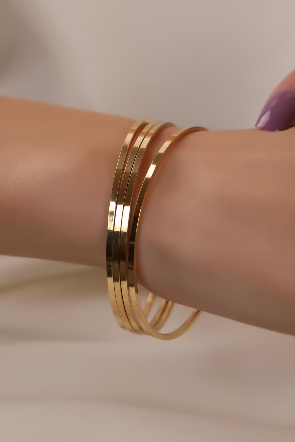 Altın Kaplama Ajda Bilezik