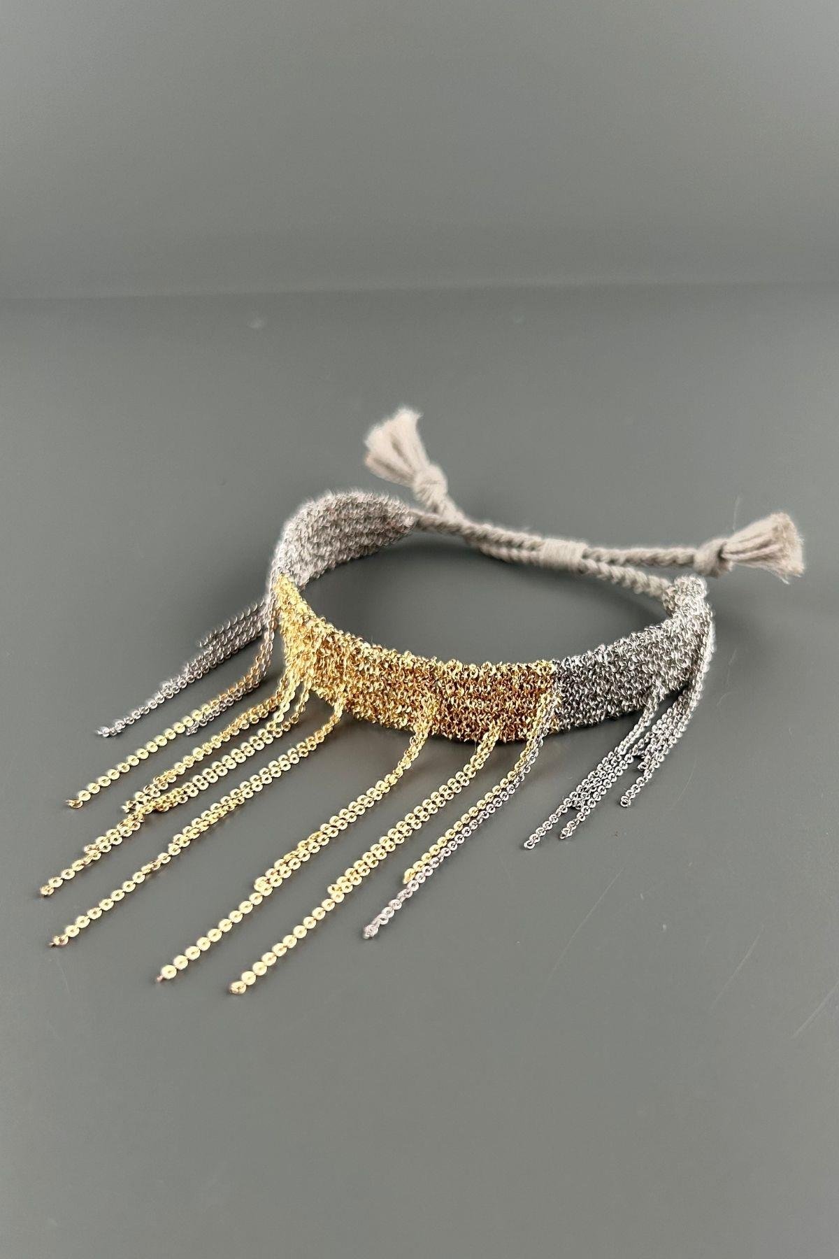 Handmade Dokuma Zincir Bileklik