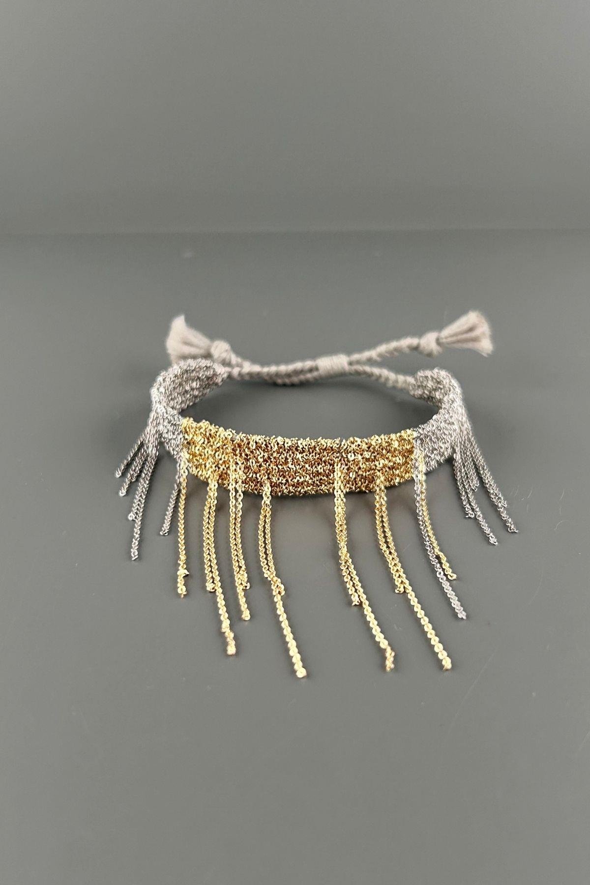 Handmade Dokuma Zincir Bileklik