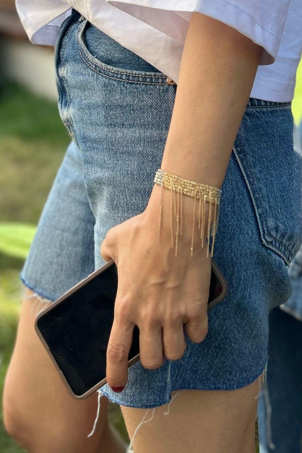 Handmade Dokuma Zincir Bileklik