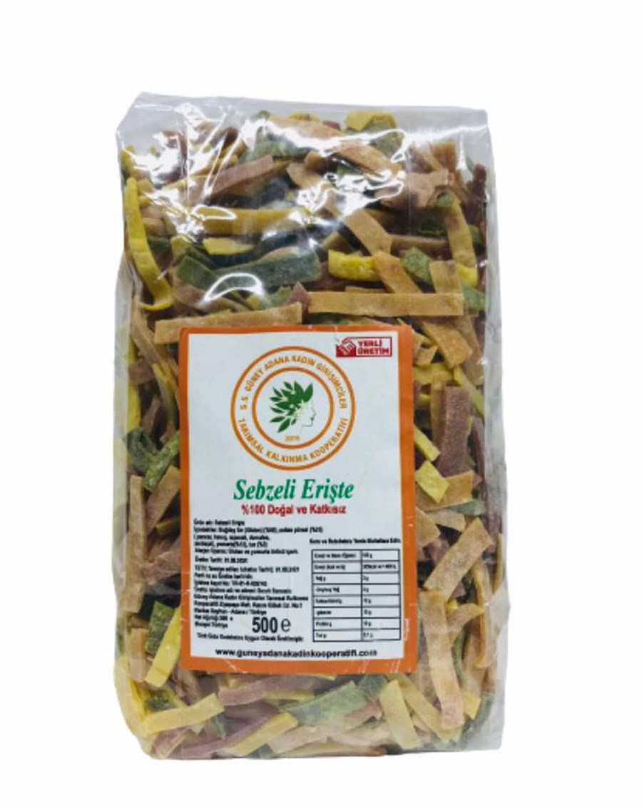 Sebzeli Erişte İri Taneli 500 gr