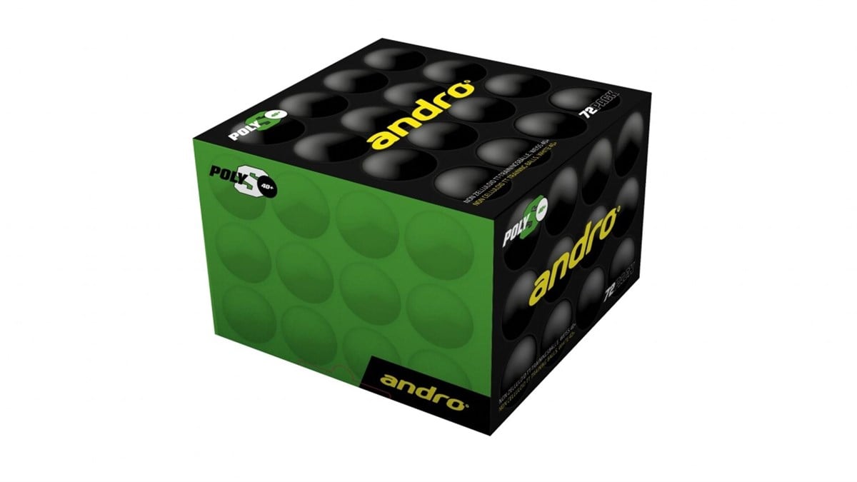 Andro 40+ Speedball Poly 1S 72'li Kutu