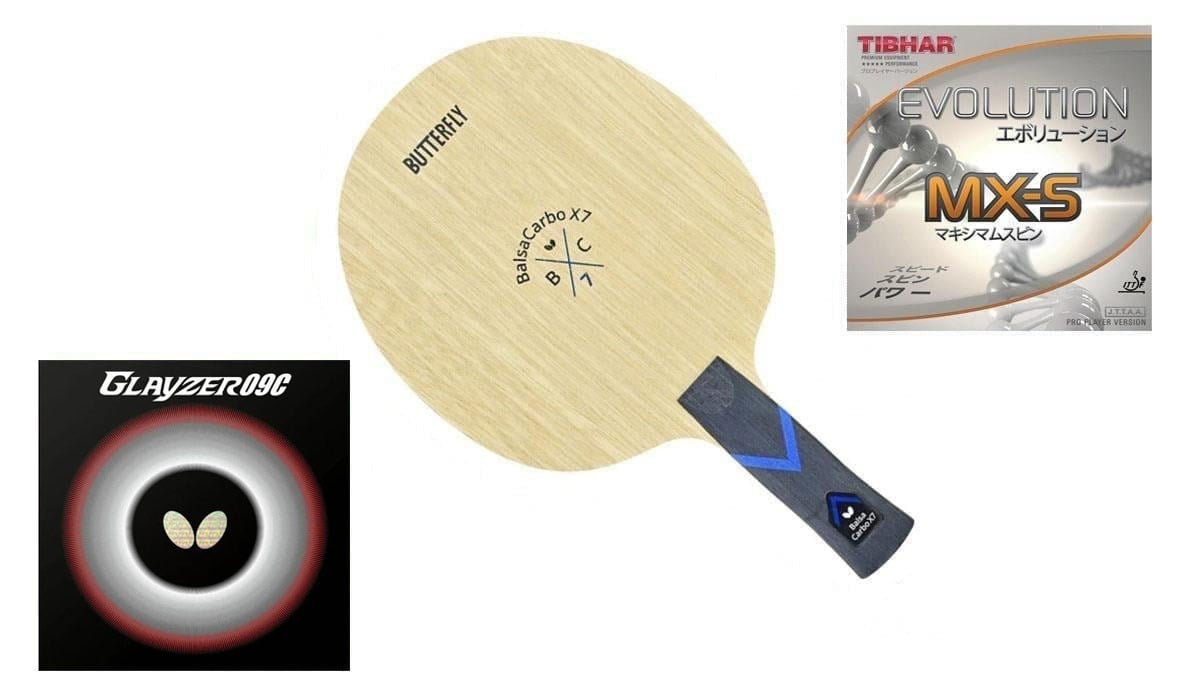 Butterfly Combo Balsa X7 Masa Tenisi Raketi
