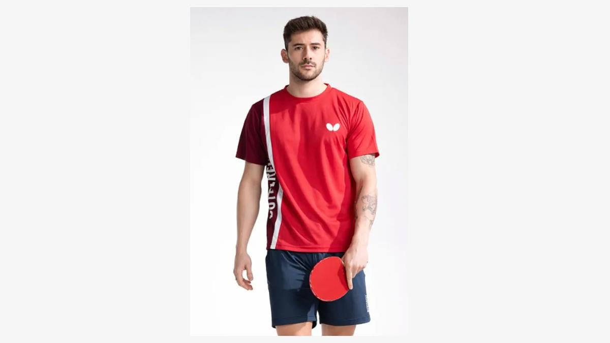 Butterfly Shirt Saijo Kırmızı