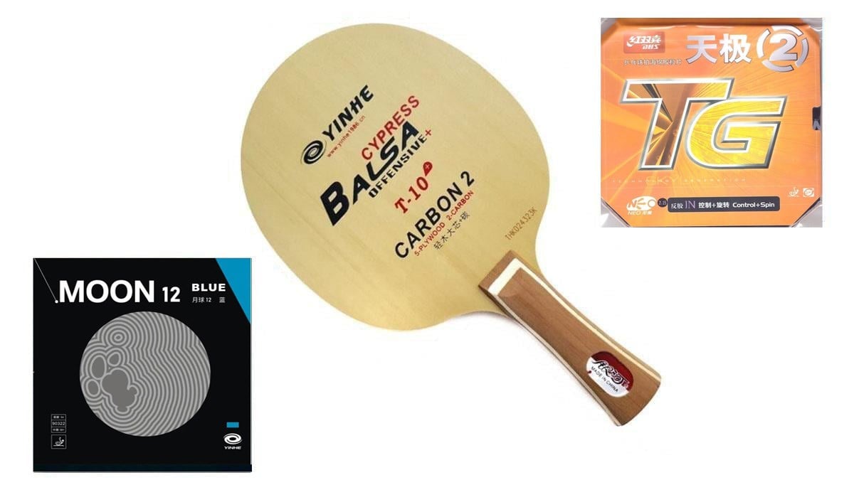 Yinhe Combo Balsa Carbon Masa Tenisi Raketi