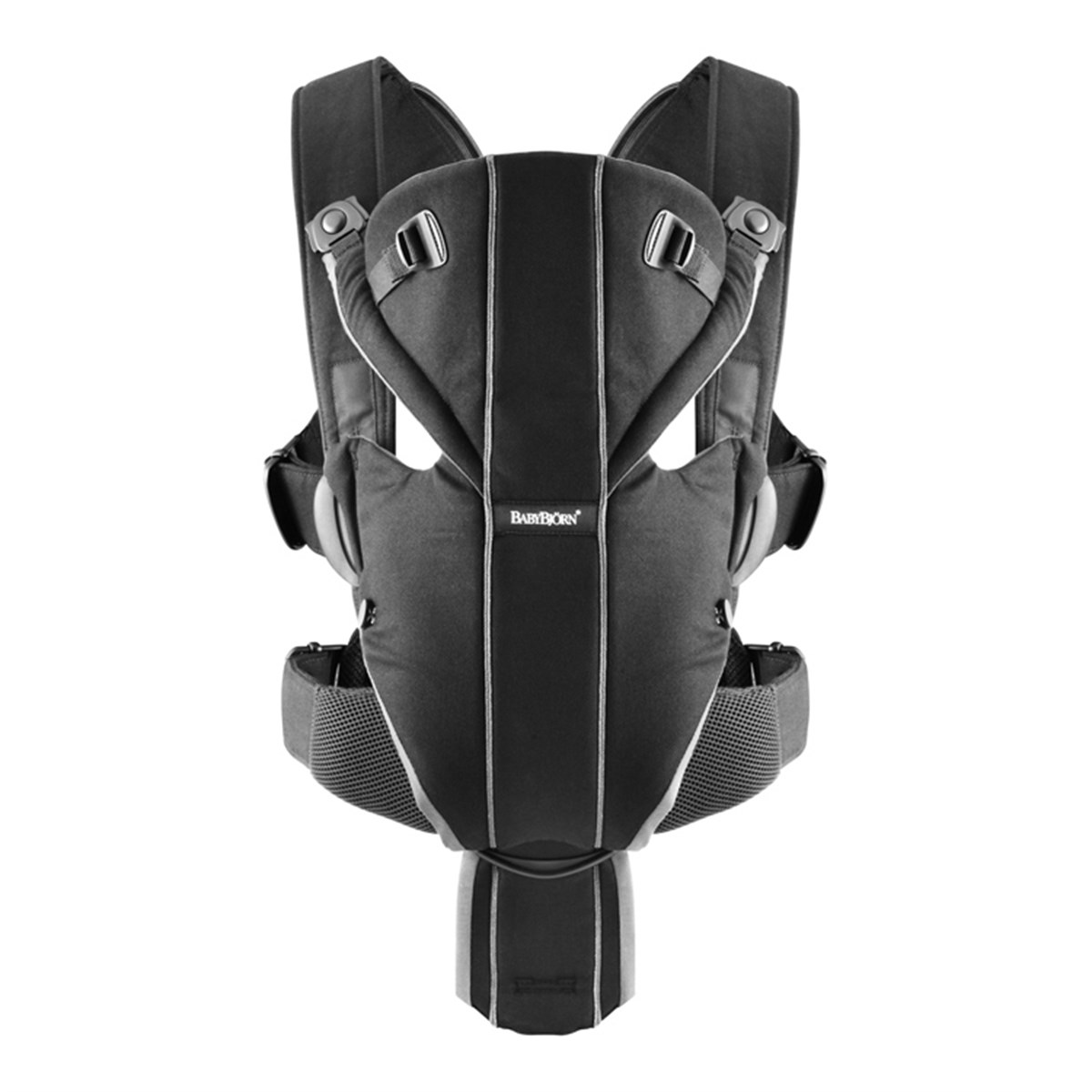 BabyBjörn Kanguru Miracle Black / Silver