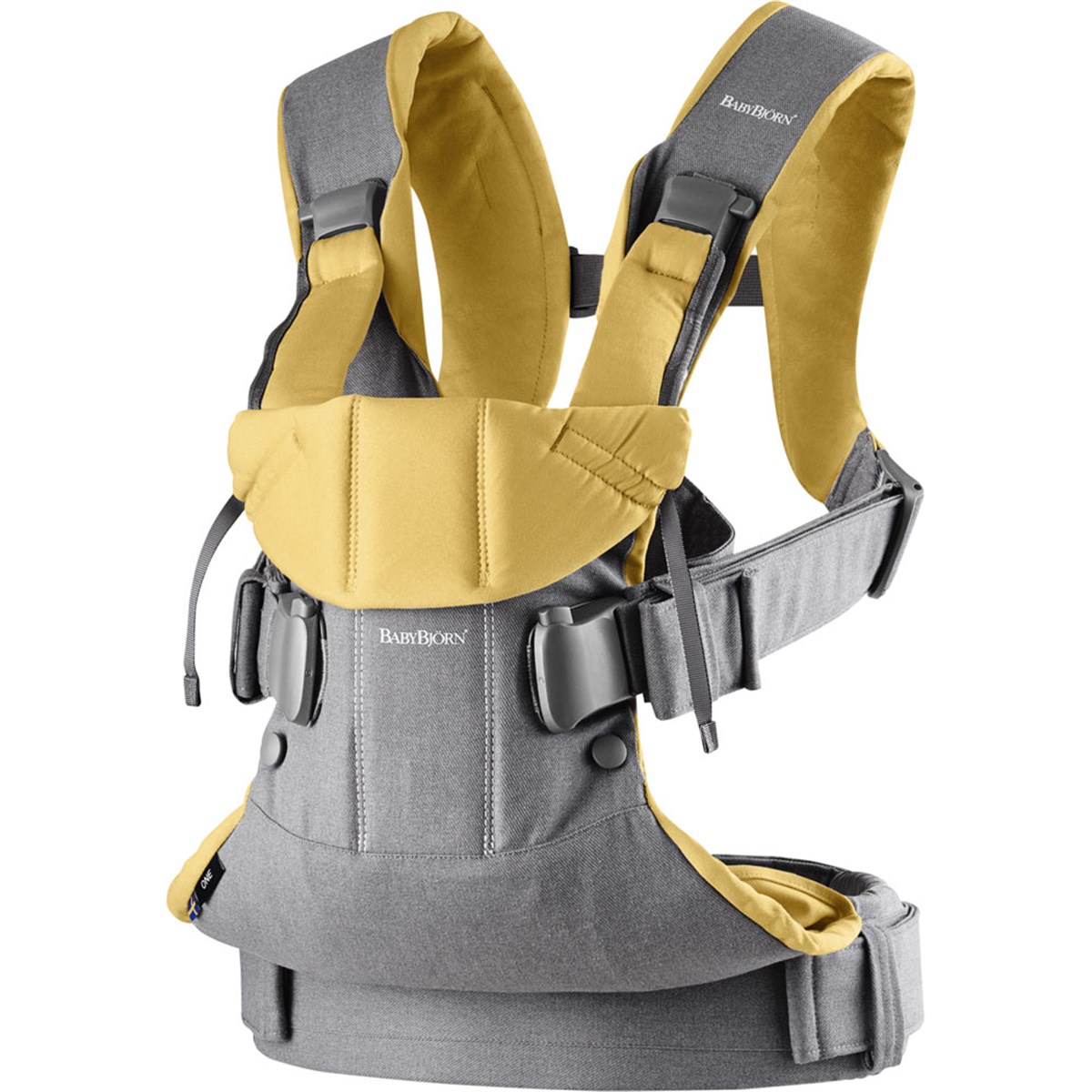 BabyBjörn Kanguru One Cotton MİX / Grey Yellow