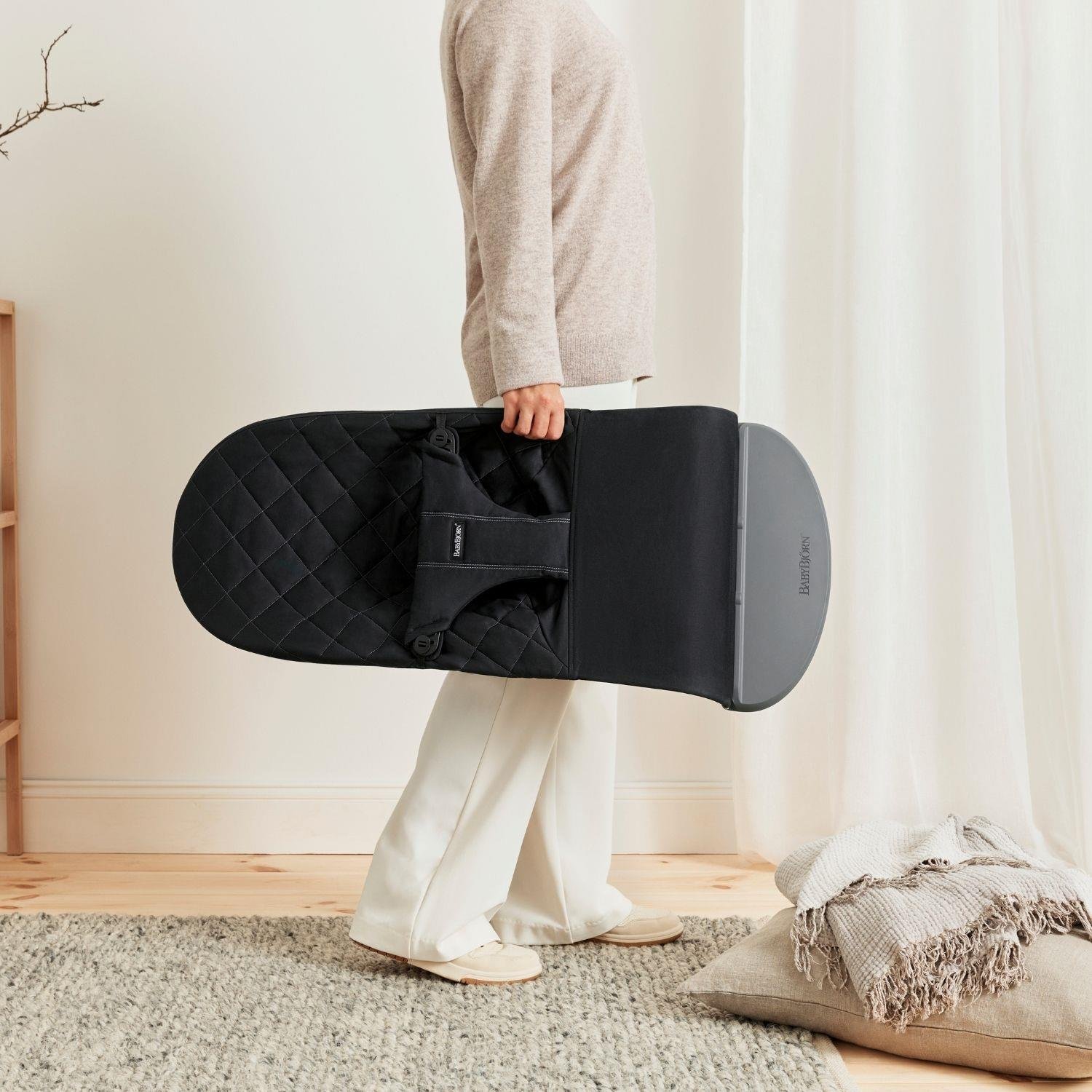 BabyBjörn 2'li Set Bliss Ana Kucağı & Kanguru Mini Woven Black