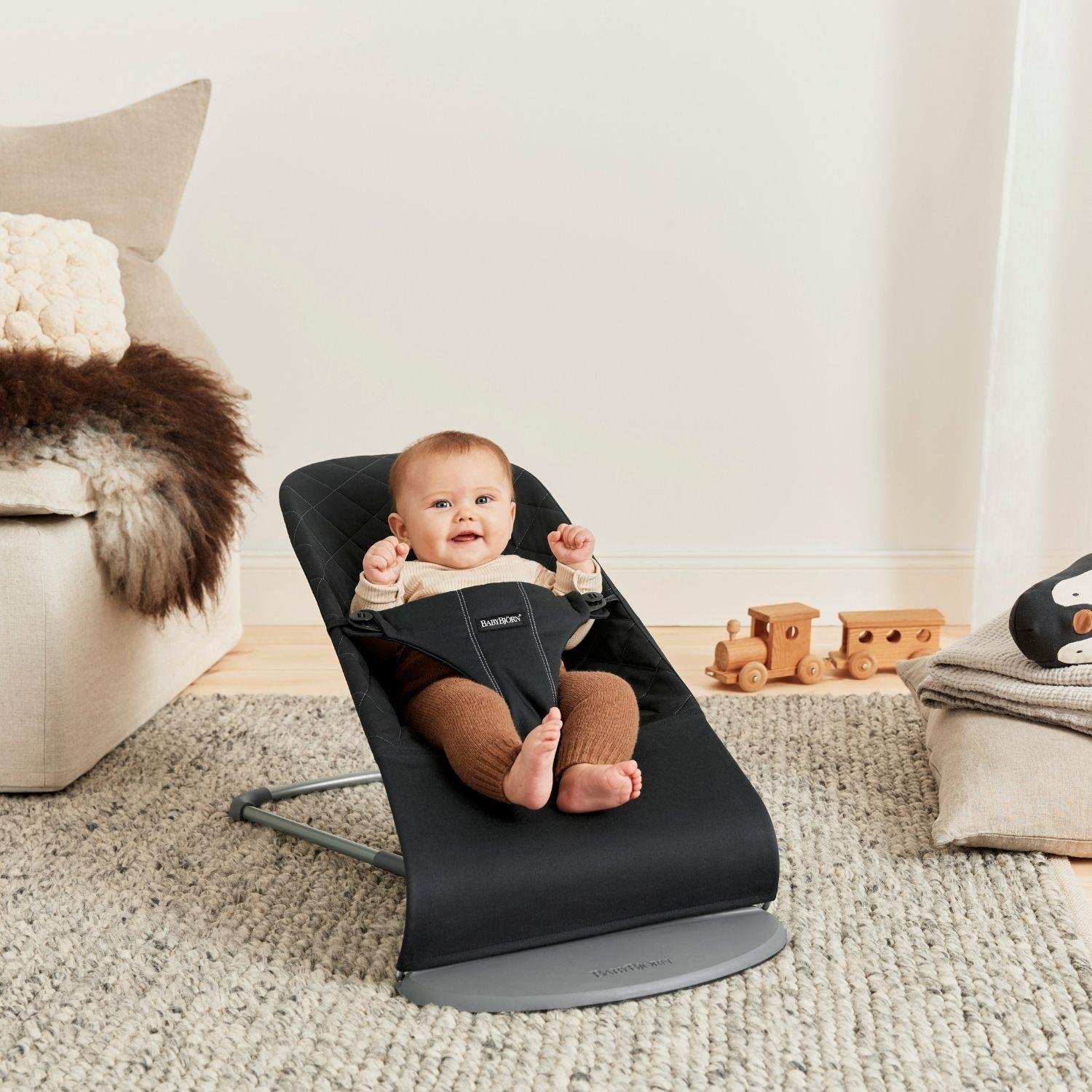 BabyBjörn 2'li Set Bliss Ana Kucağı & Kanguru Mini Woven Black