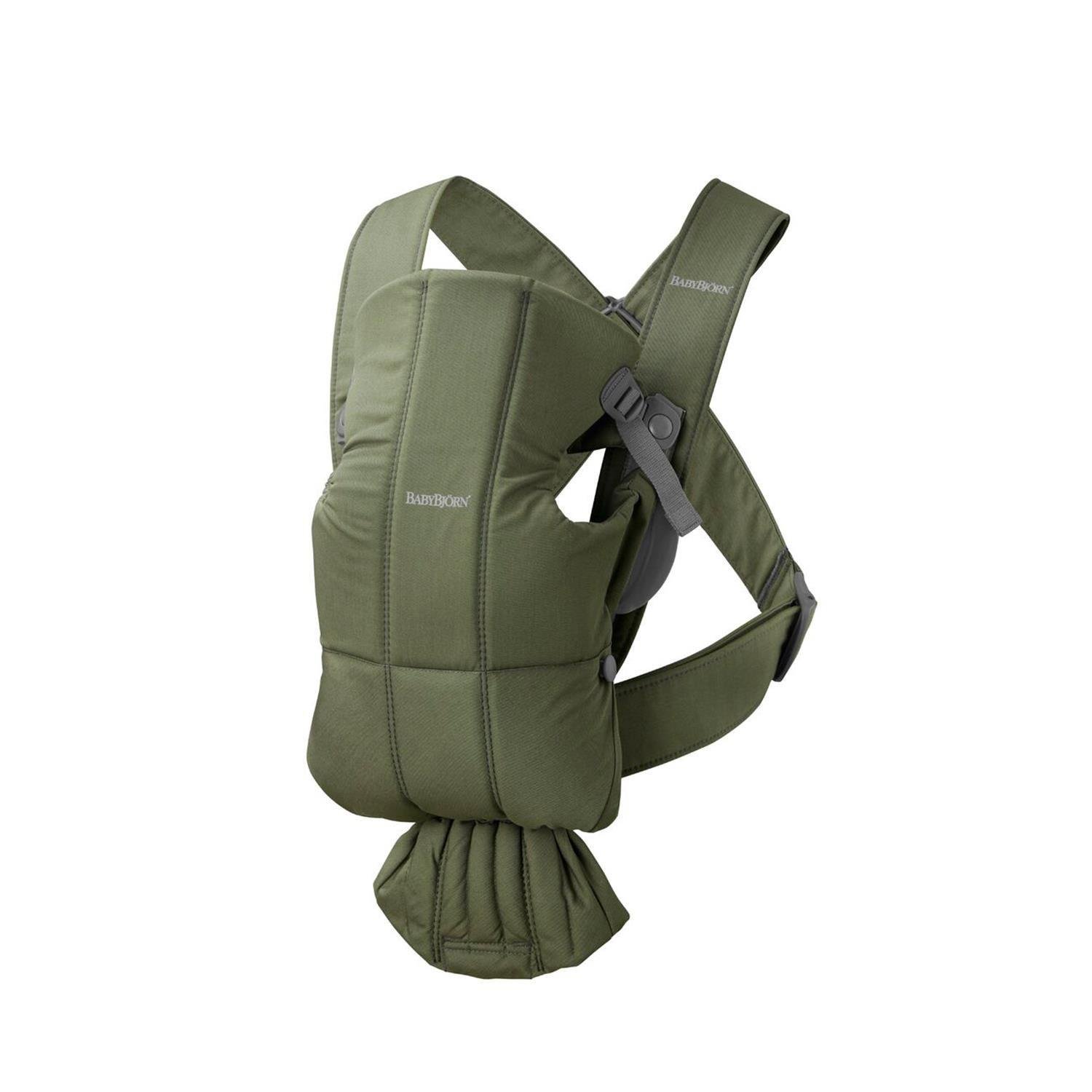 BabyBjörn 2'li Set Bliss Ana kucağı & Kanguru Mini Woven Dark Green