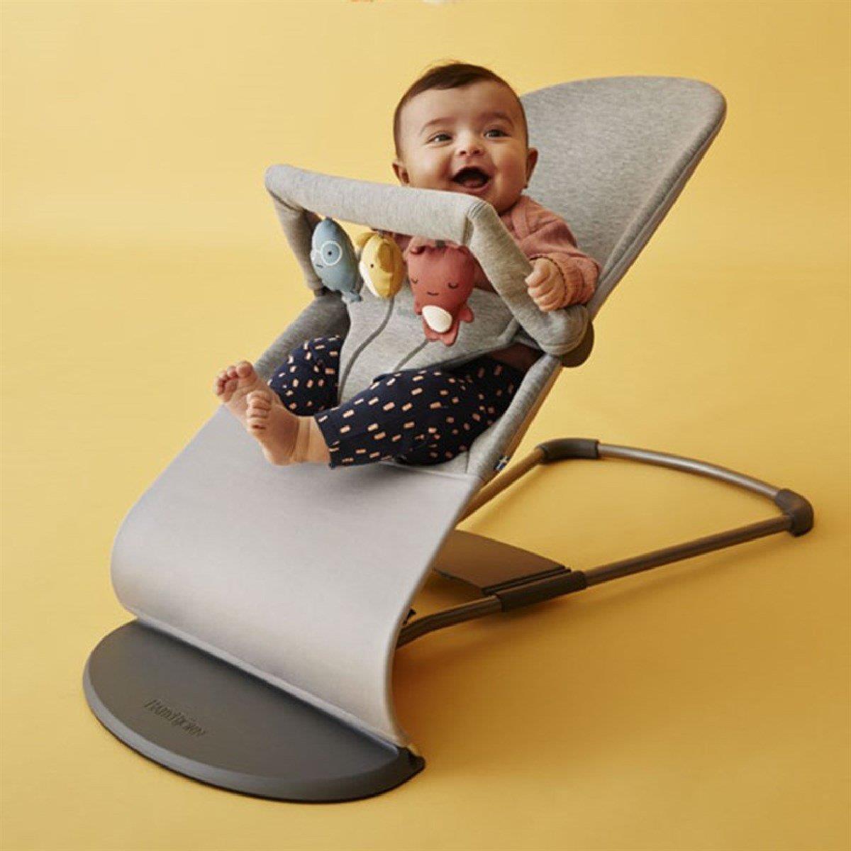 BabyBjörn 2'li Set Soft Oyuncaklı Bliss Ana Kucağı 3D Jersey Light Grey & Kanguru Harmony Mesh Silver