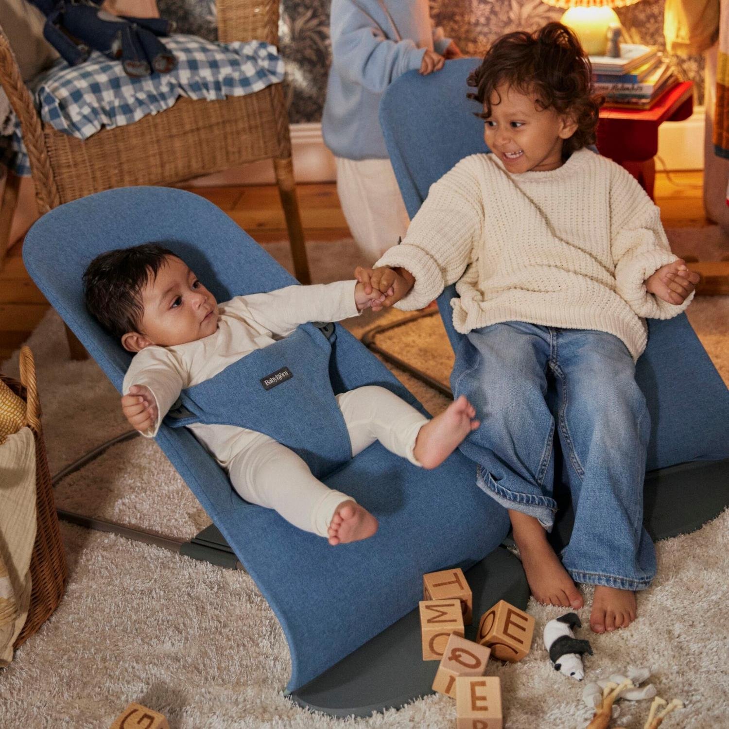 Babybjörn Balance Bliss Ana Kucağı Woven Melange / Blue