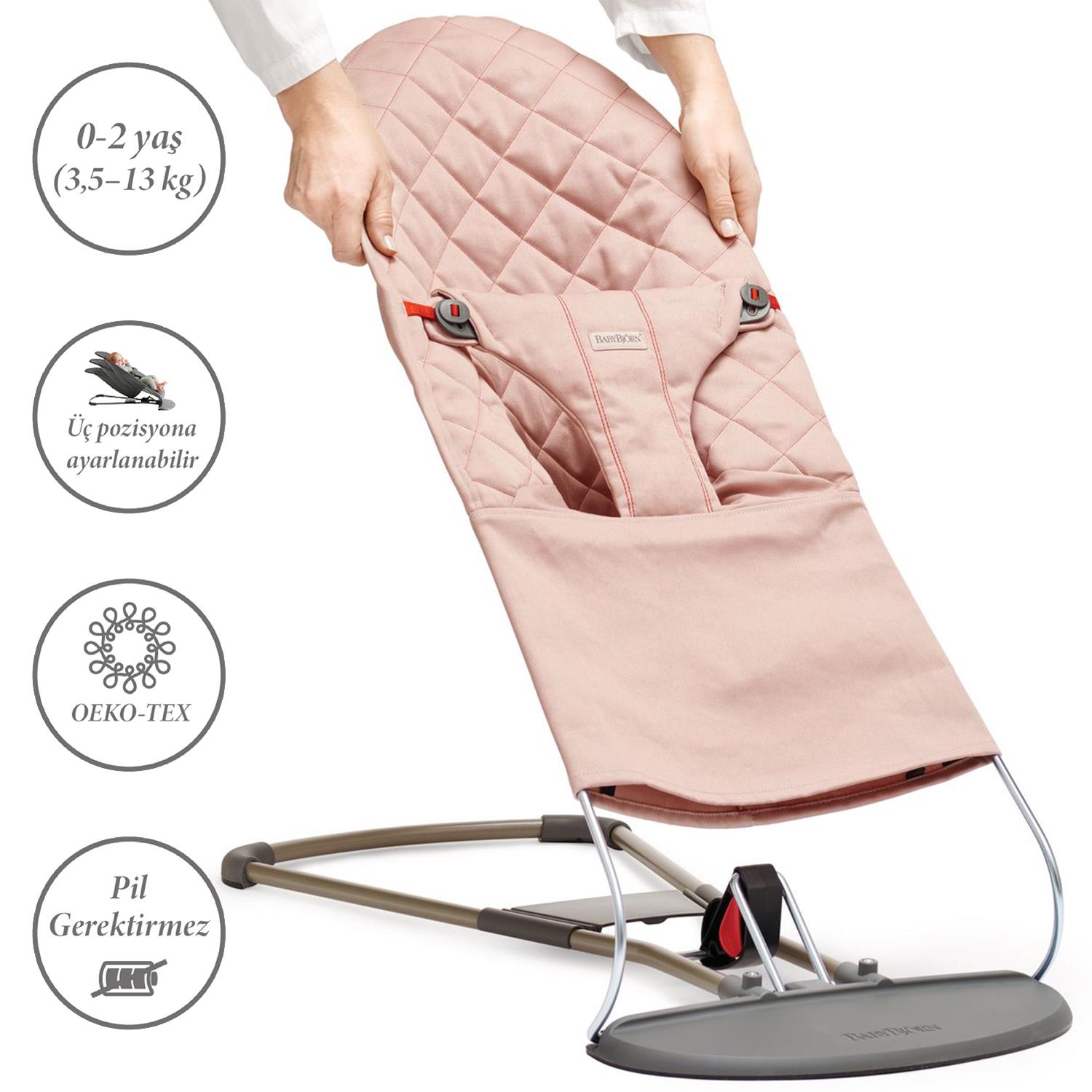 Babybjörn Balance Bliss Ana Kucağı Cotton Oyuncaklı / Old Rose