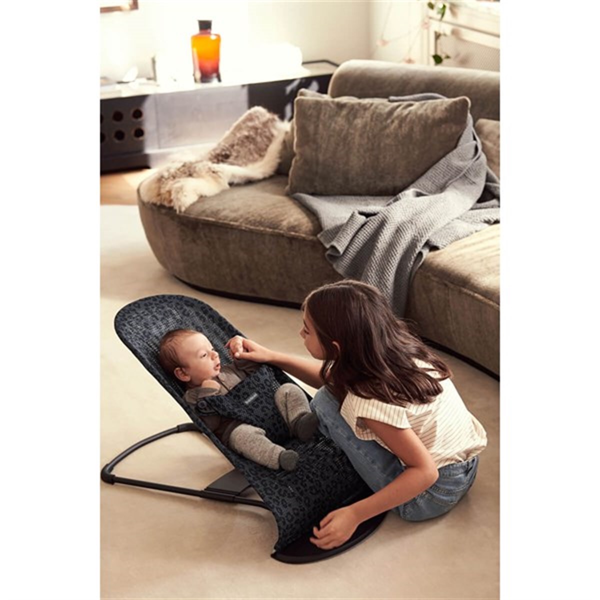 Babybjörn Balance Bliss Ana Kucağı Mesh / Anthracite Leopard