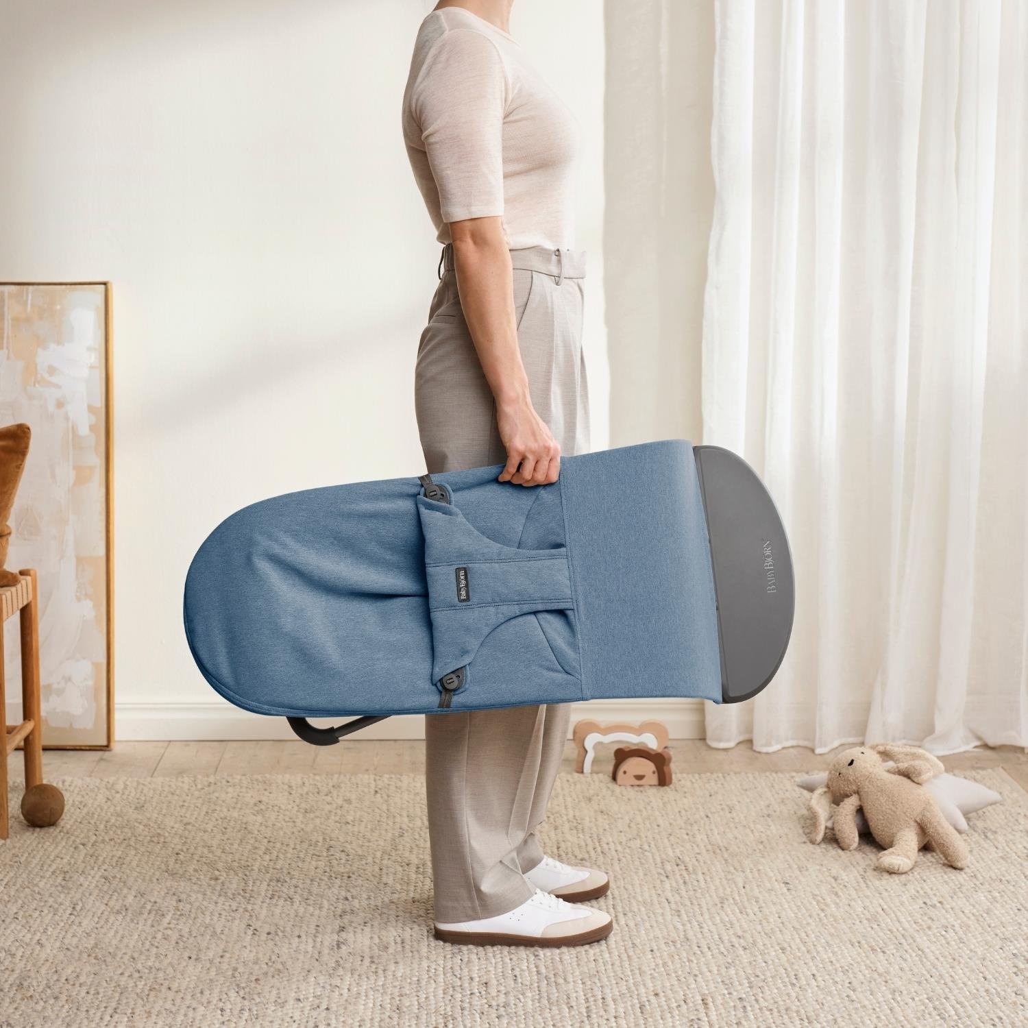 Babybjörn Balance Bliss Ana Kucağı Woven Melange / Blue